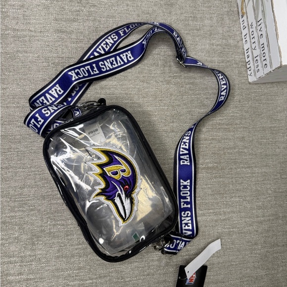 Nfl Apparel Other - Baltimore Ravens Clear Stadium Approved Crossbody Bag NWT NFL FOCO